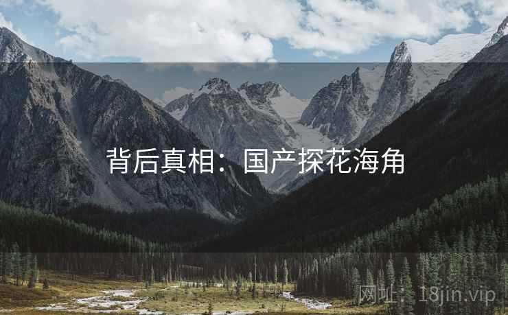 背后真相:国产探花海角